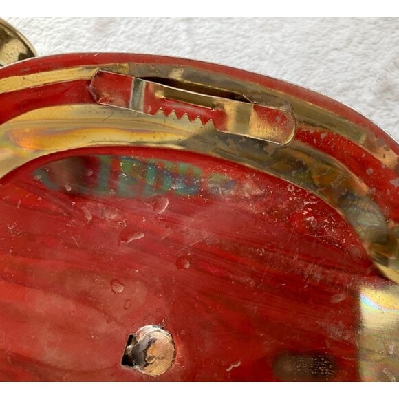 Vintage Metal Gold Tone Ornate Scroll Wall Candle Sconce 5 arms MCM - Picture 7 of 8